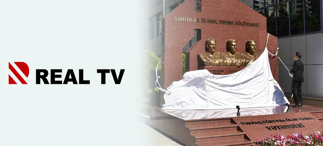 MSN-də Şəhidlər Memorial Abidə Kompleksinin açılış mərasimi ilə bağlı Real TV-nin sujeti