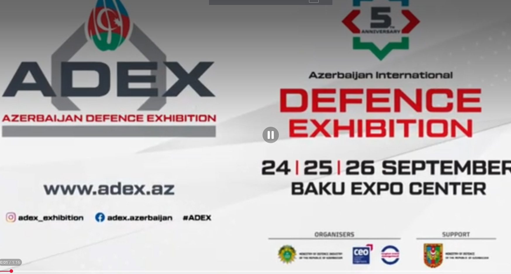 "ADEX-2024” 5-ci Yubiley Azərbaycan Beynəlxalq Müdafiə sərgisinin sonuncu günündən