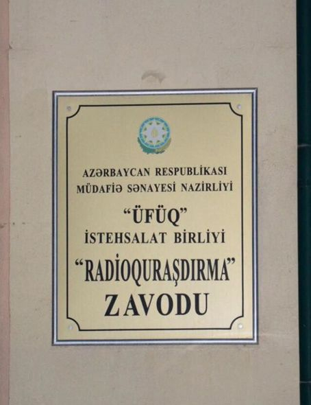 "Radioquraşdırma" zavodunda yanğın hadisəsi baş verib
