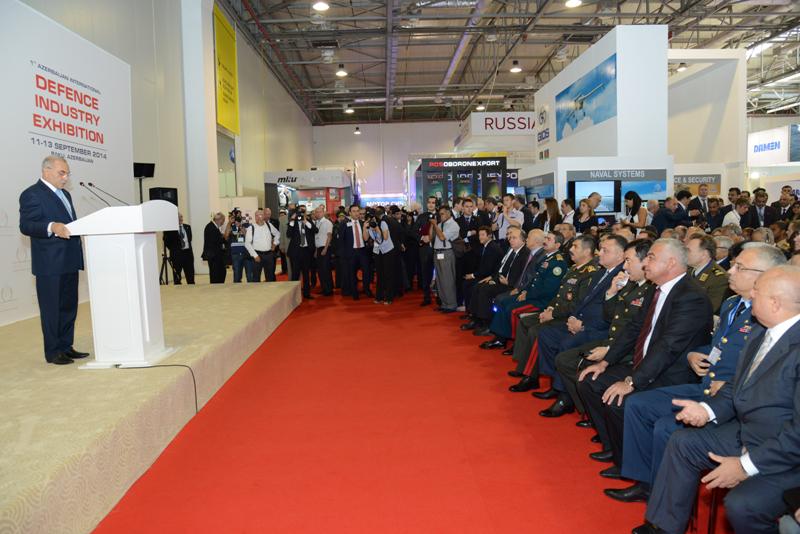 Birinci Azərbaycan Beynəlxalq Müdafiə Sənayesi "ADEX-2014" Sərgisinin açılışı oldu