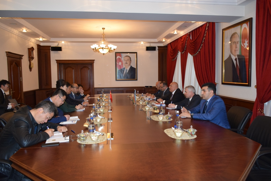 Müdafiə Sənayesi Nazirliyində Çinin “CETC İnternational” şirkətinin nümayəndələri ilə görüş keçirildi