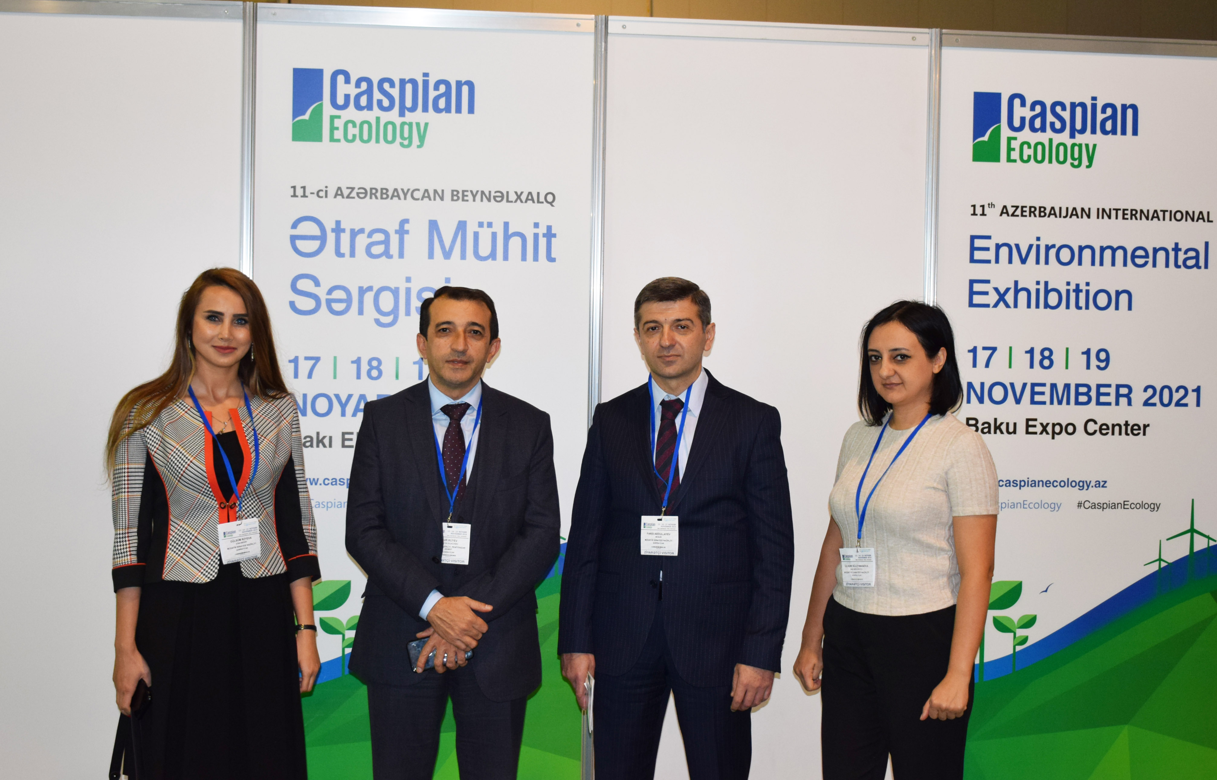 Müdafiə Sənayesi Nazirliyinin əməkdaşları Bakı Ekspo Mərkəzində keçirilən “Caspian Ecology” 2019 - 10-cu yubiley Azərbaycan Beynəlxalq Ətraf Mühit Sərgisində iştirak ediblər - FOTO